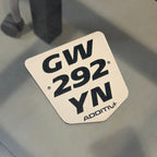 Plaque immatriculation souple personnalisée AdditivPlus