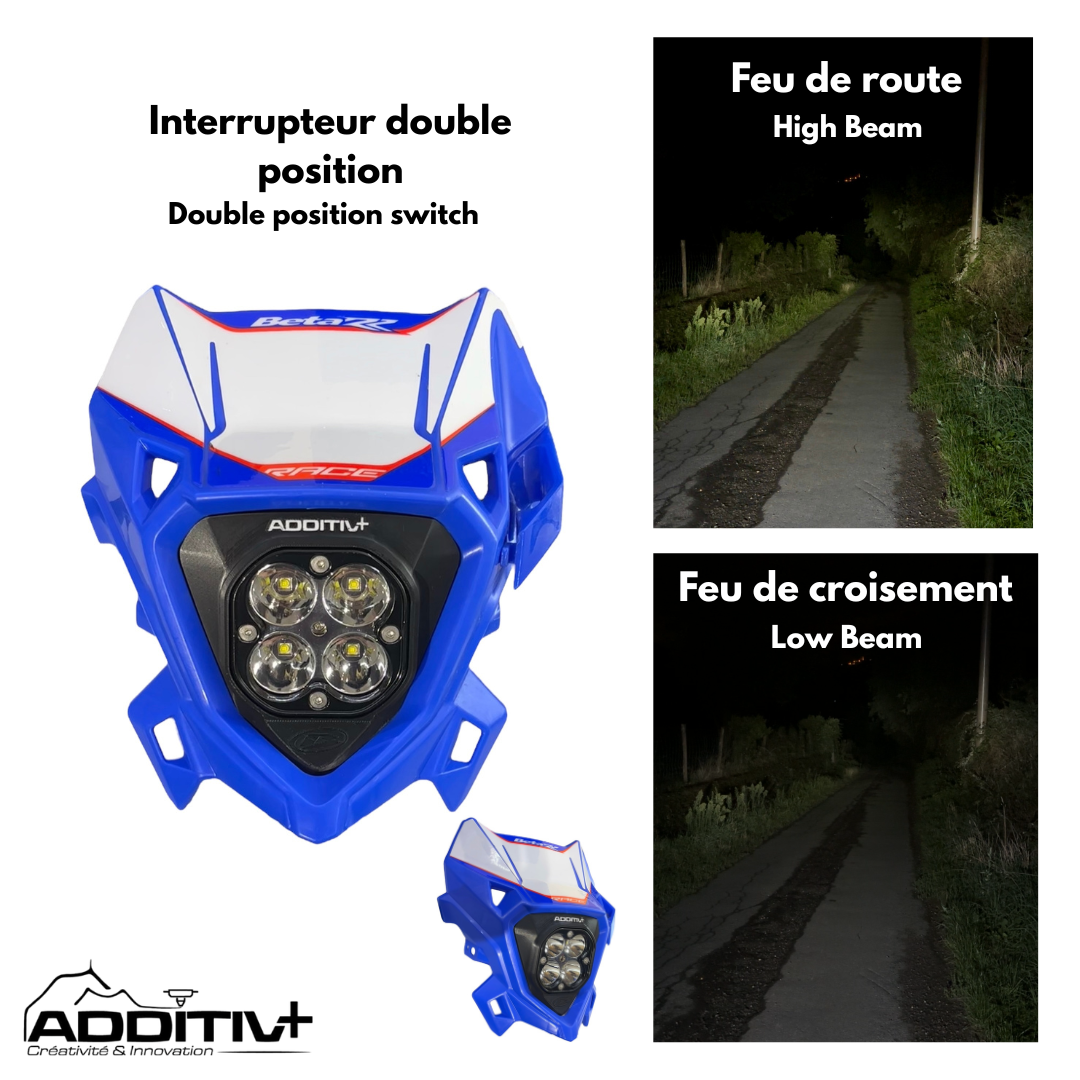 Phare LED 40W Beta 2010-2026 | Optique LED 40W AdditivPlus